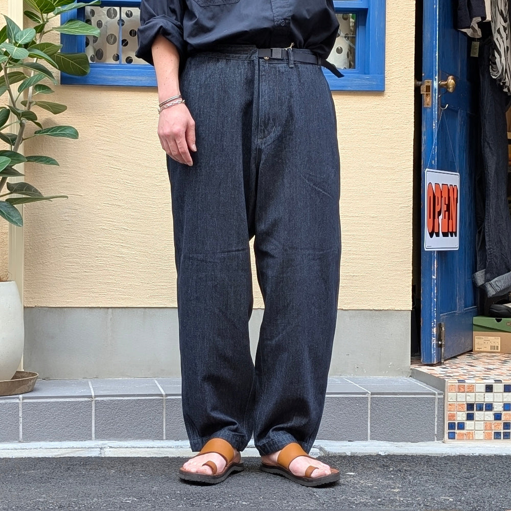 THE NORTH FACE PURPLE LABEL -  Denim Wide Tapered Field  Pants - N25FC068