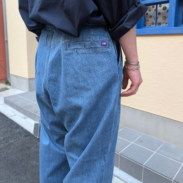 THE NORTH FACE PURPLE LABEL -  Denim Wide Tapered Field  Pants - N25FC068