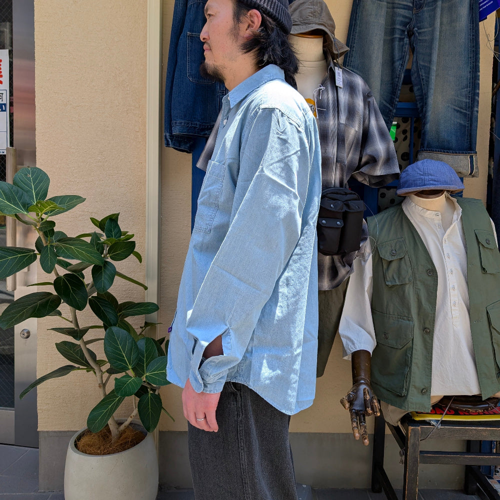 THE NORTH FACE PURPLE LABEL - Regular Collar Chambray Field Shirt - N25FG061