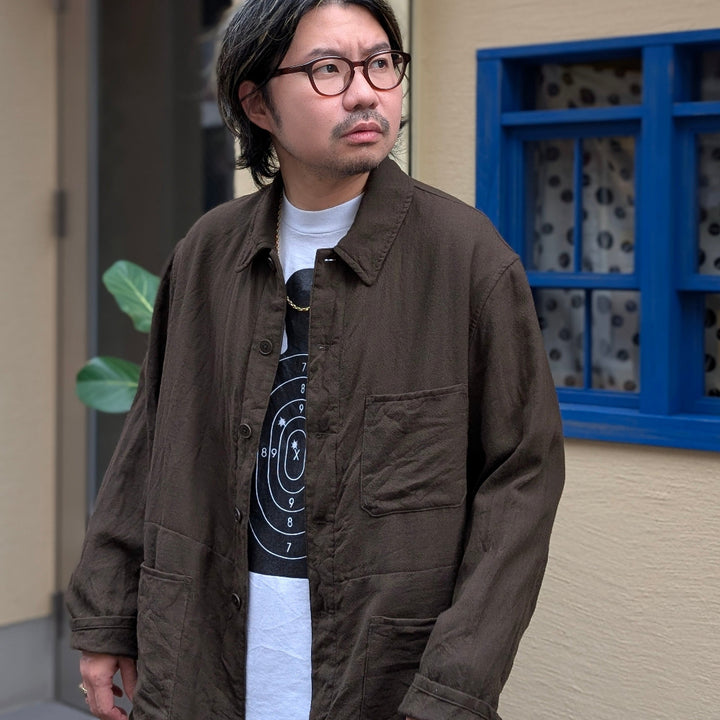 KAPTAIN SUNSHINE - Wool Gauze Work Shirt Jacket - KS25FJK12