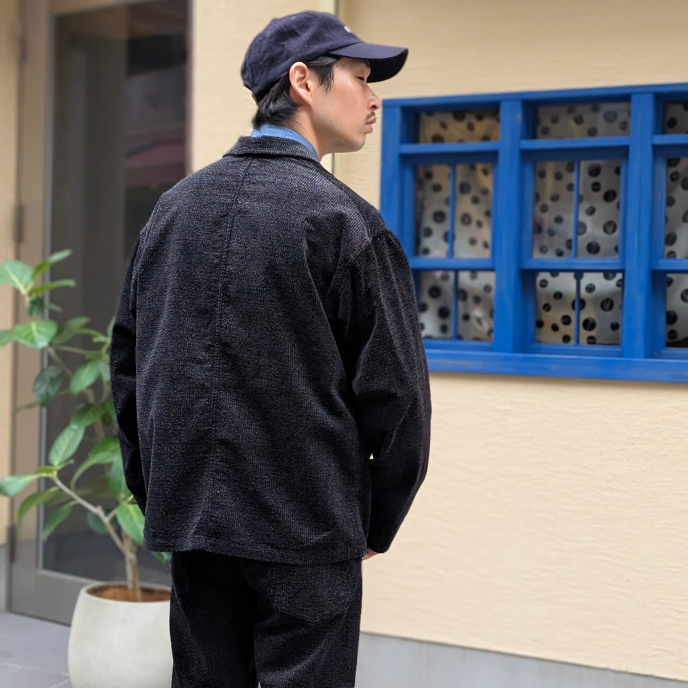 POST O’ALLS - POS-Travail 2 - Wide wale cords Printed gray - 3131-WWP