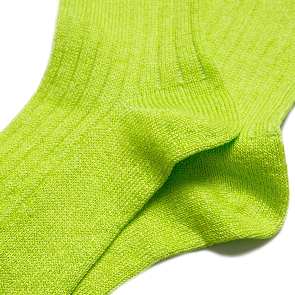 ROTOTO - LINEN COTTON RIBBED ANKLE SOCKS - R1462-231