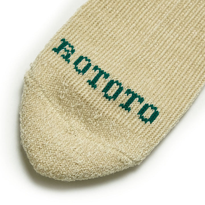 ROTOTO - HEMP/ORGANIC COTTON PILE ANKLE SOCKS - R1509-241
