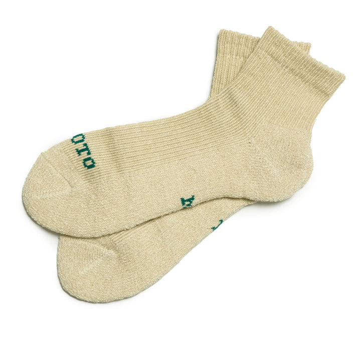 ROTOTO - HEMP/ORGANIC COTTON PILE ANKLE SOCKS - R1509-241