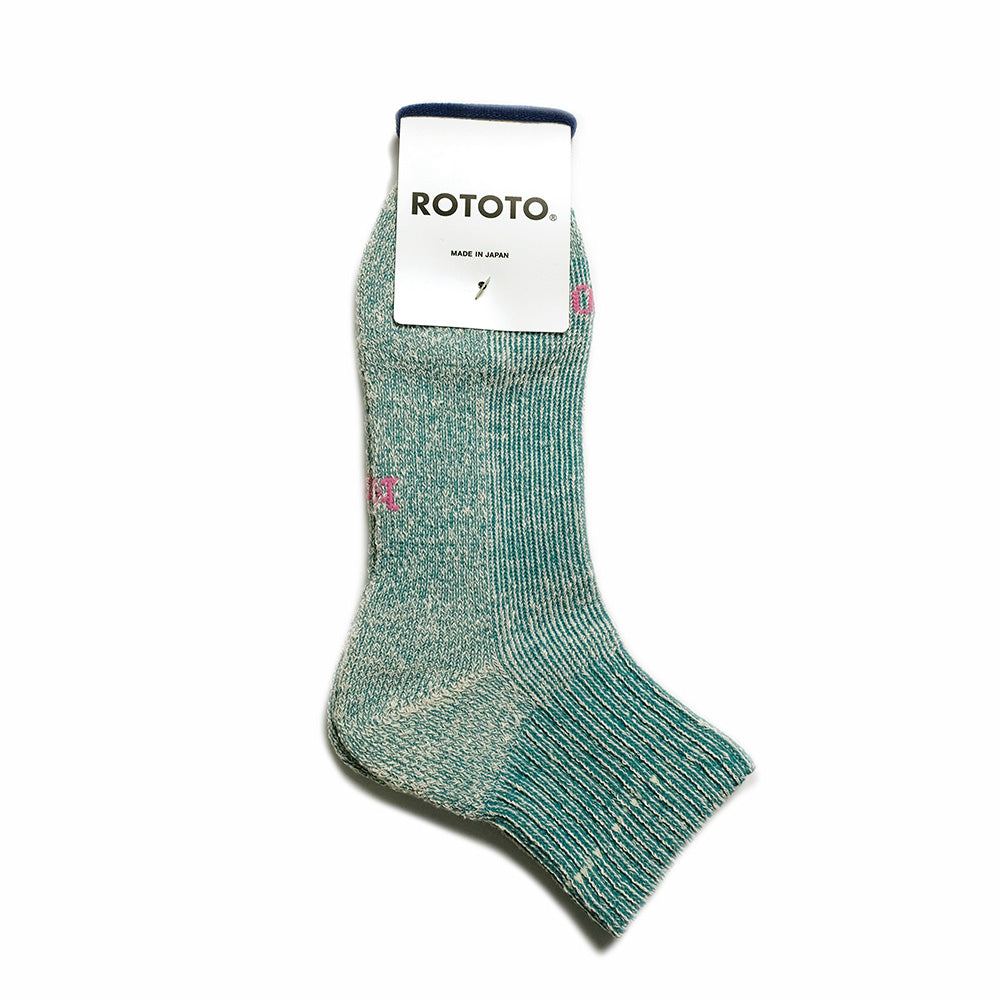 ROTOTO - HEMP/ORGANIC COTTON PILE ANKLE SOCKS - R1509-241