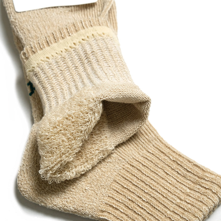 ROTOTO - HEMP/ORGANIC COTTON PILE ANKLE SOCKS - R1509-241