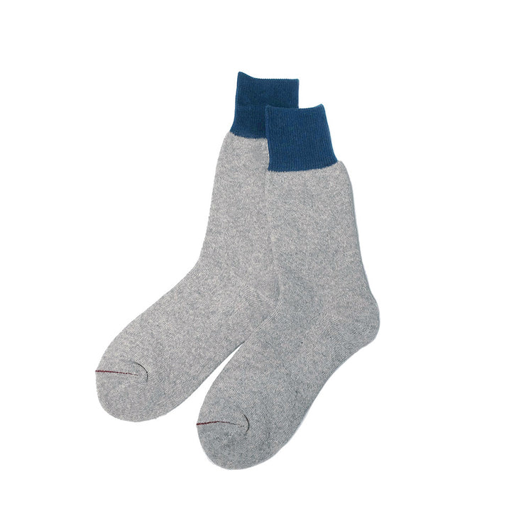 ROTOTO - DOUBLE FACE CREW SOCKS SILK ＆ COTTON - R1515-241
