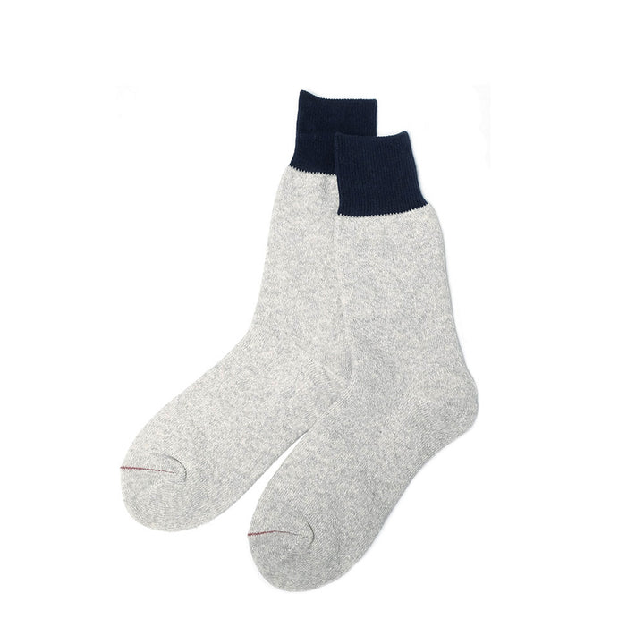 RoToTo - DOUBLE FACE CREW SOCKS SILK ＆ COTTON - R1515-241