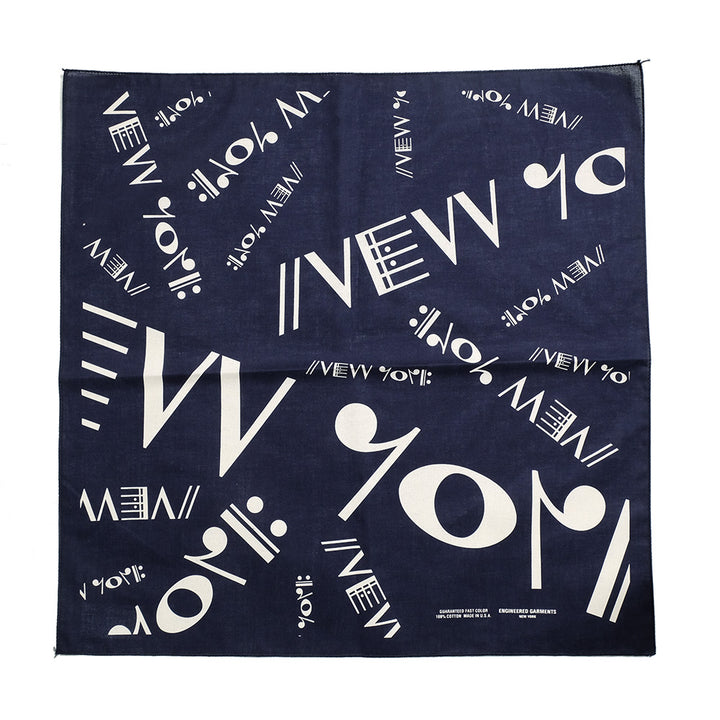 Engineered Garments - Printed Bandana - New York - RV351