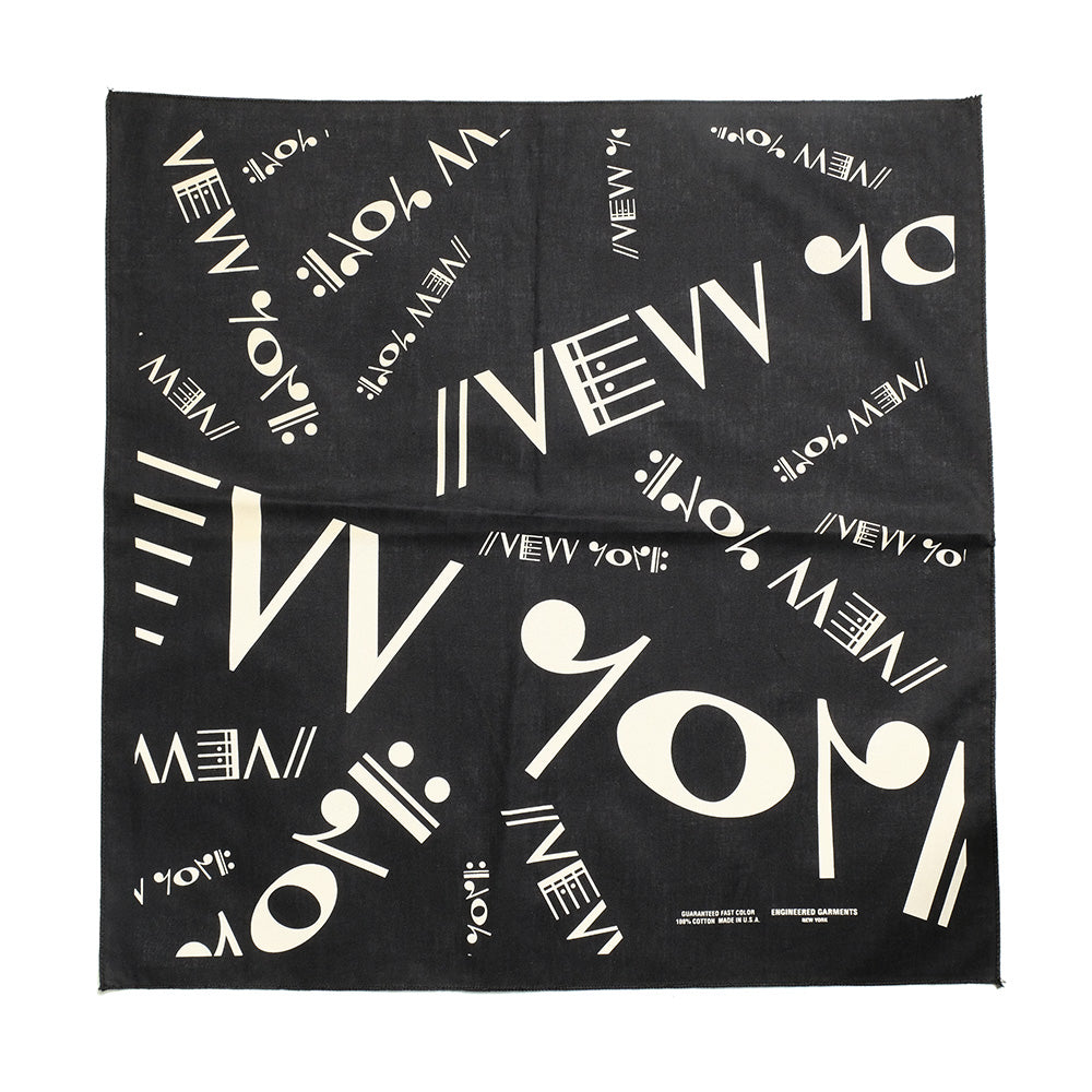 Engineered Garments - Printed Bandana - New York - RV351