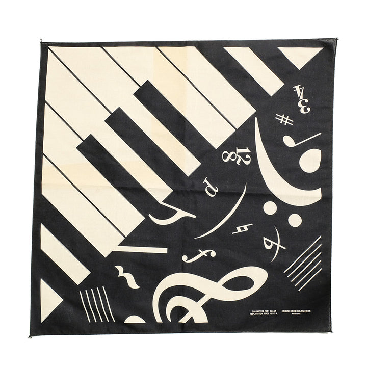 Engineered Garments - Printed Bandana - Piano BD - RV353