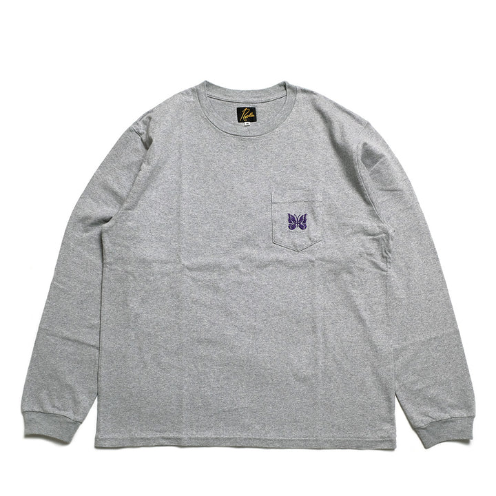 Needles  - L/S Pocket Tee - Cotton Jersey - RW348