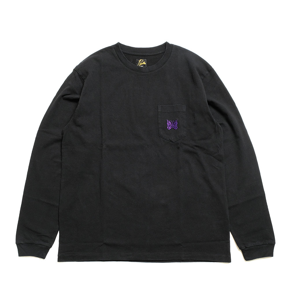 Needles  - L/S Pocket Tee - Cotton Jersey - RW348