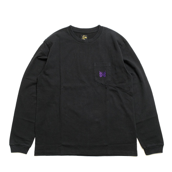 Needles  - L/S Pocket Tee - Cotton Jersey - RW348