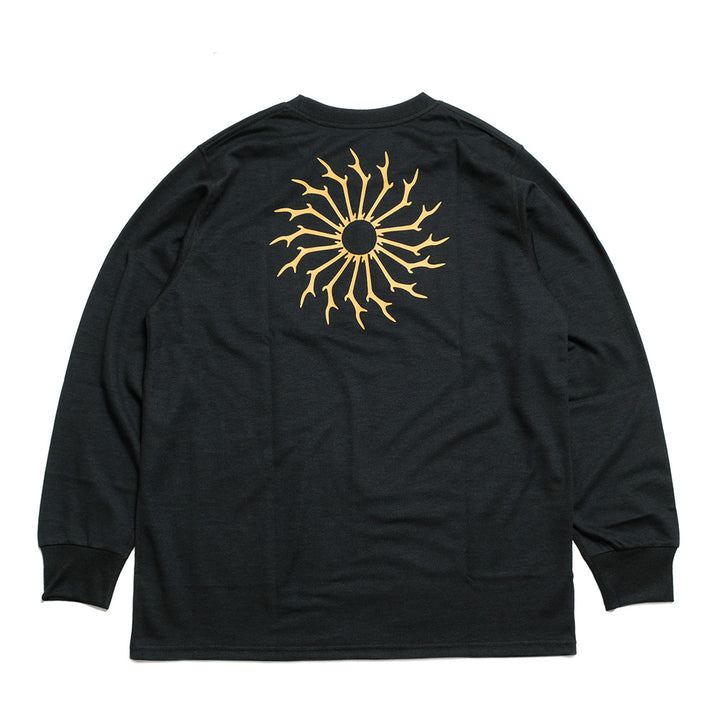 South2 West8 - L/S Round Pocket T-shirt - Circle Horn - RW658