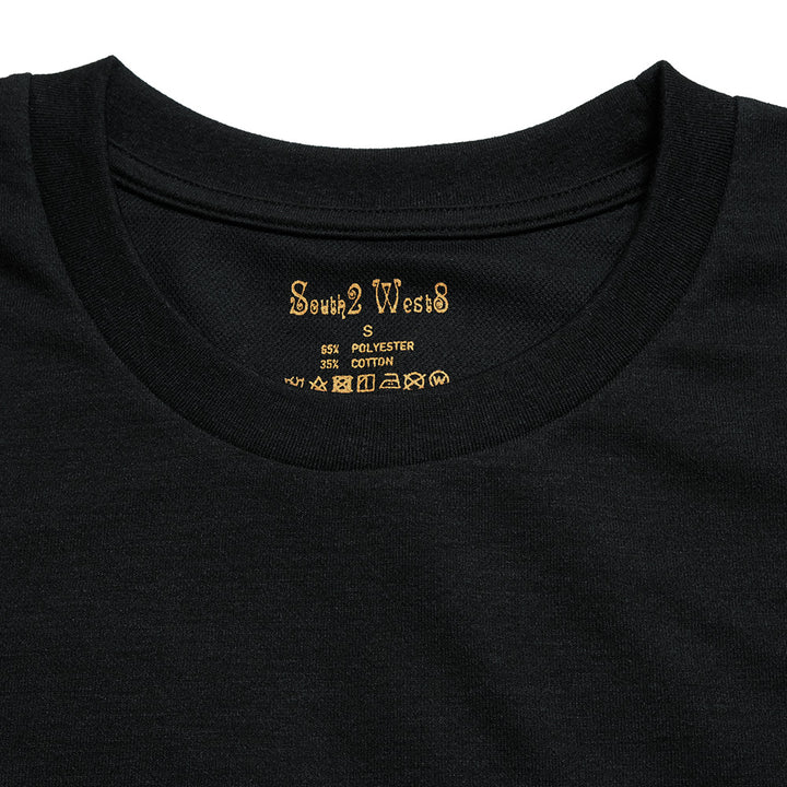 South2 West8 - L/S Round Pocket T-shirt - Circle Horn - RW658
