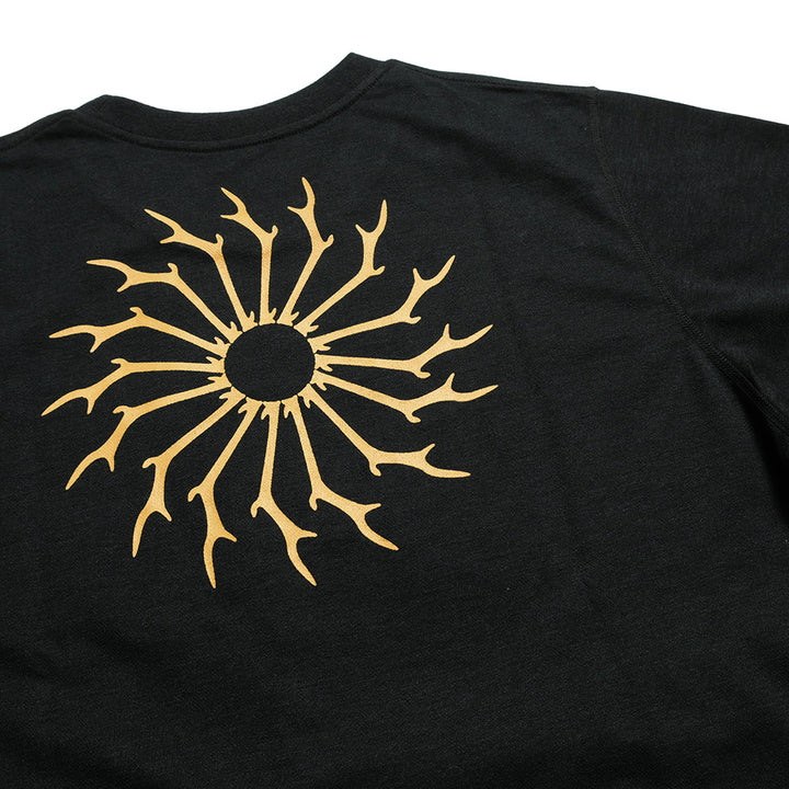 South2 West8 - L/S Round Pocket T-shirt - Circle Horn - RW658