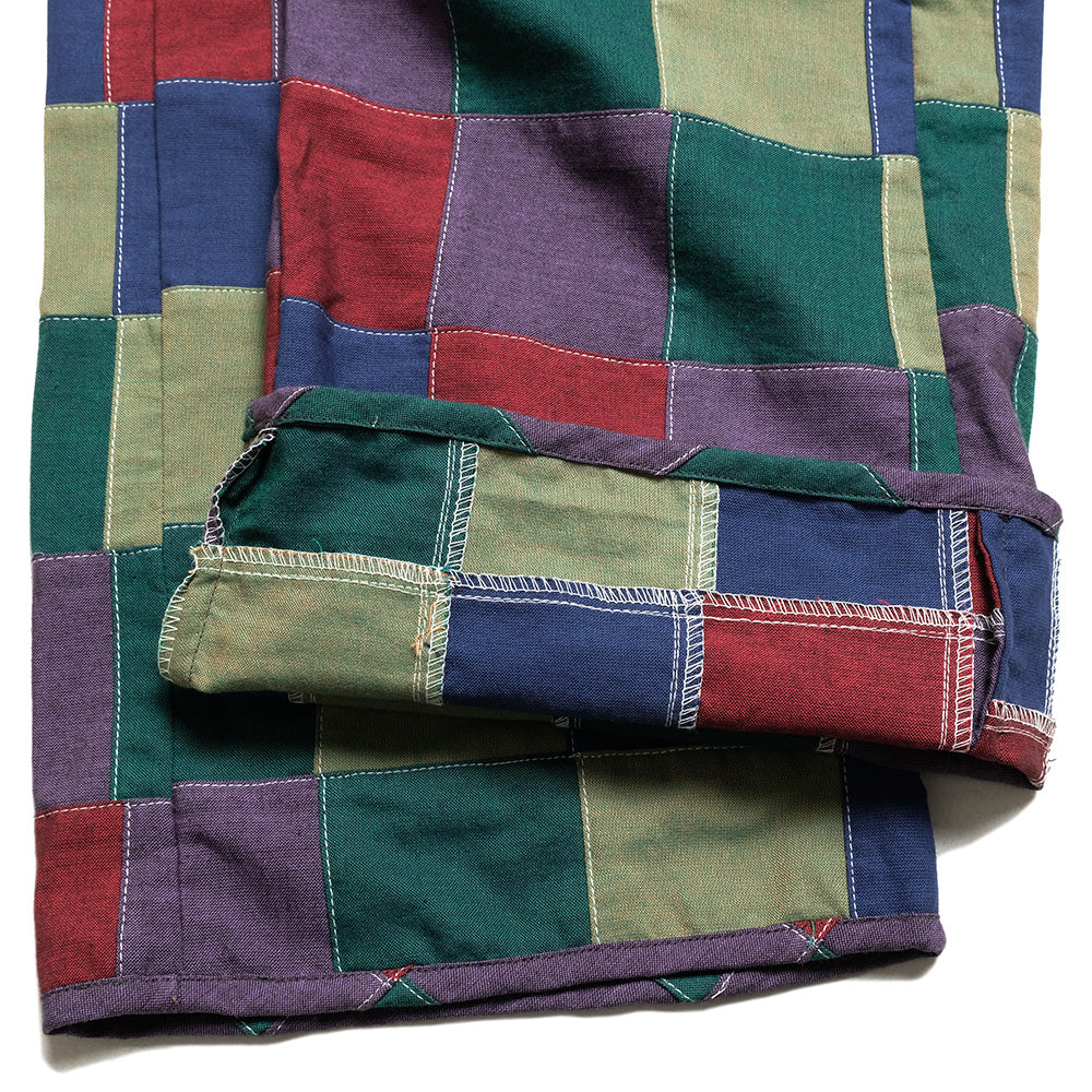 Needles - String Easy Pant - Cotton Oxford Patchwork - SX317