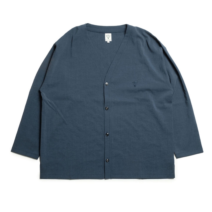 SOUTH2 WEST8 - V-Neck Cardigan - Poly Oxford - SX662