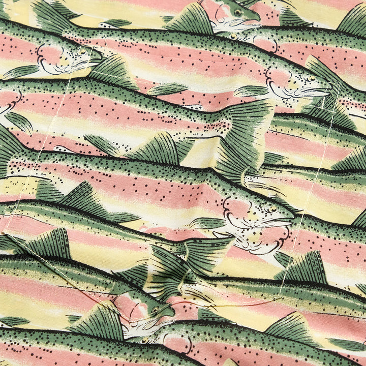 SOUTH2 WEST8 - S/S Open Collar Shirt - Trout - SX676