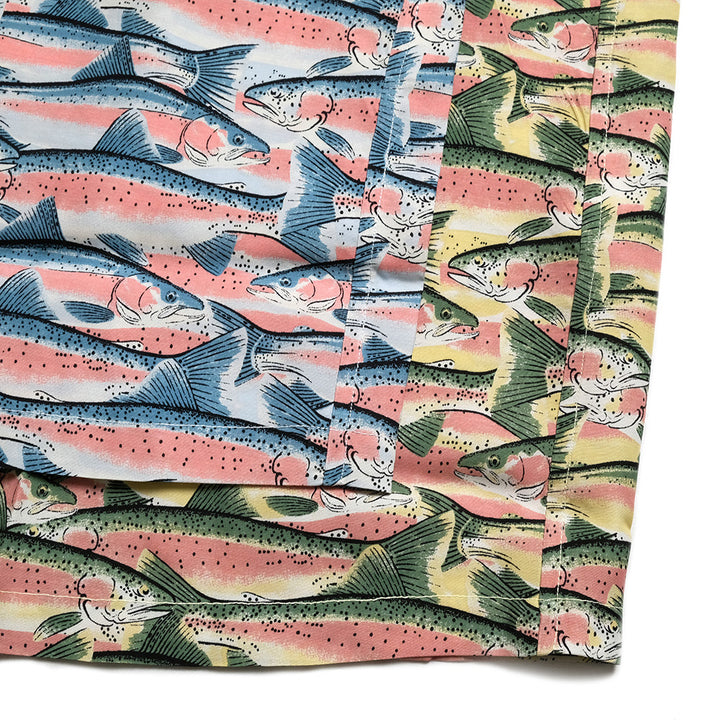 SOUTH2 WEST8 - S/S Open Collar Shirt - Trout - SX676