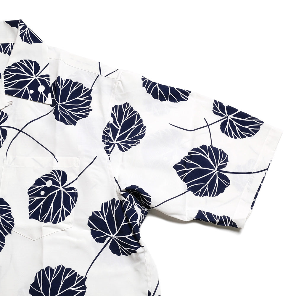 SOUTH2 WEST8 - S/S Open Collar Shirt - Leaf - SX678