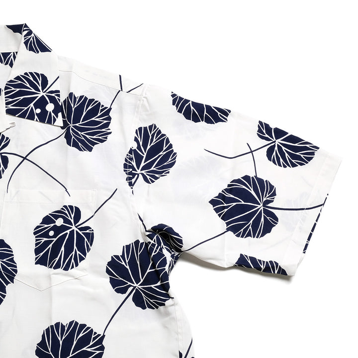 SOUTH2 WEST8 - S/S Open Collar Shirt - Leaf - SX678