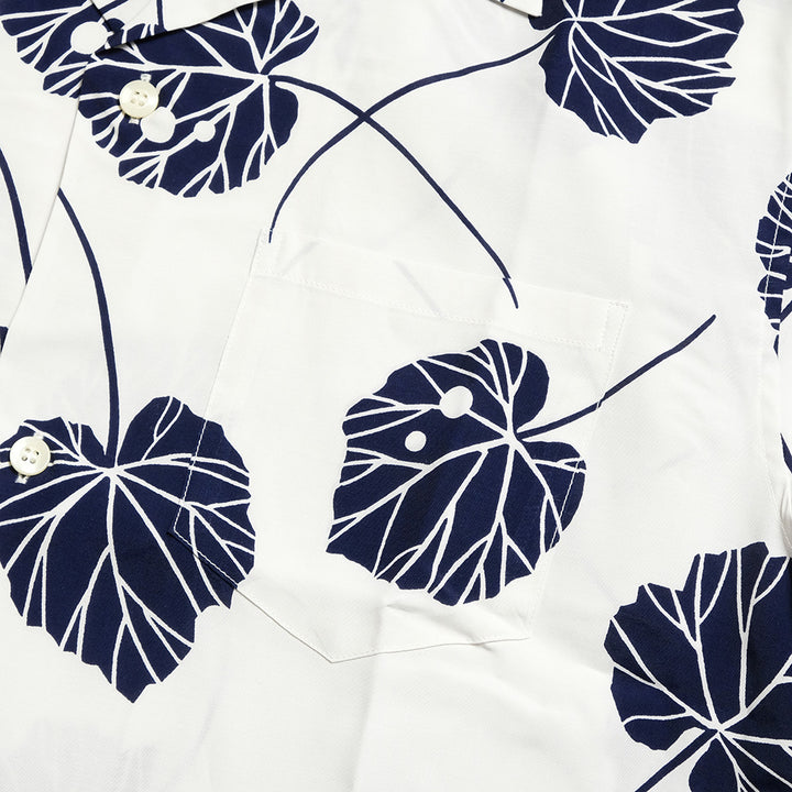 SOUTH2 WEST8 - S/S Open Collar Shirt - Leaf - SX678