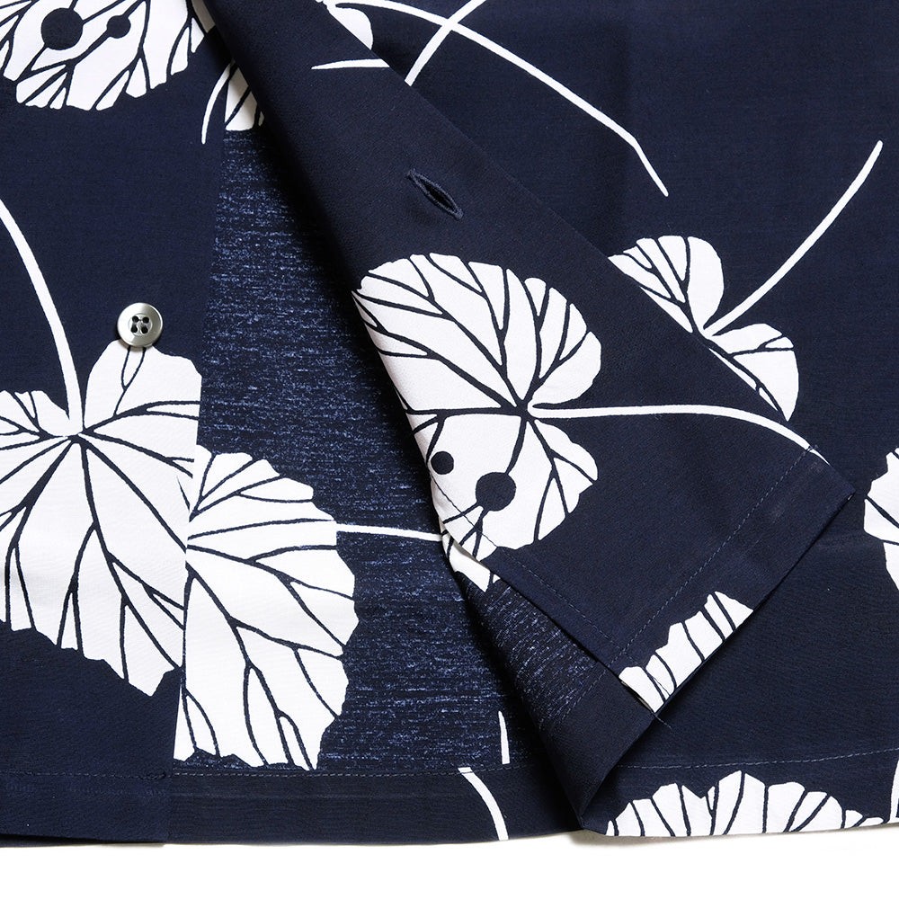 SOUTH2 WEST8 - S/S Open Collar Shirt - Leaf - SX678