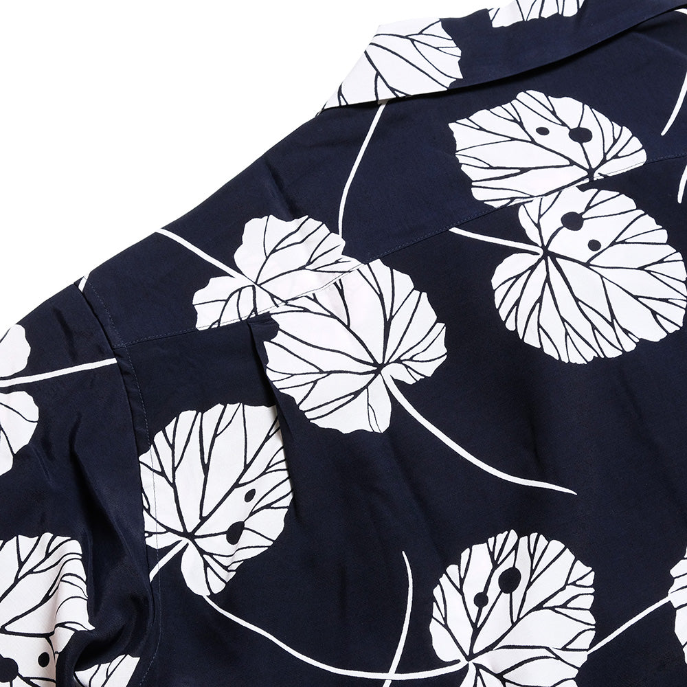 SOUTH2 WEST8 - S/S Open Collar Shirt - Leaf - SX678