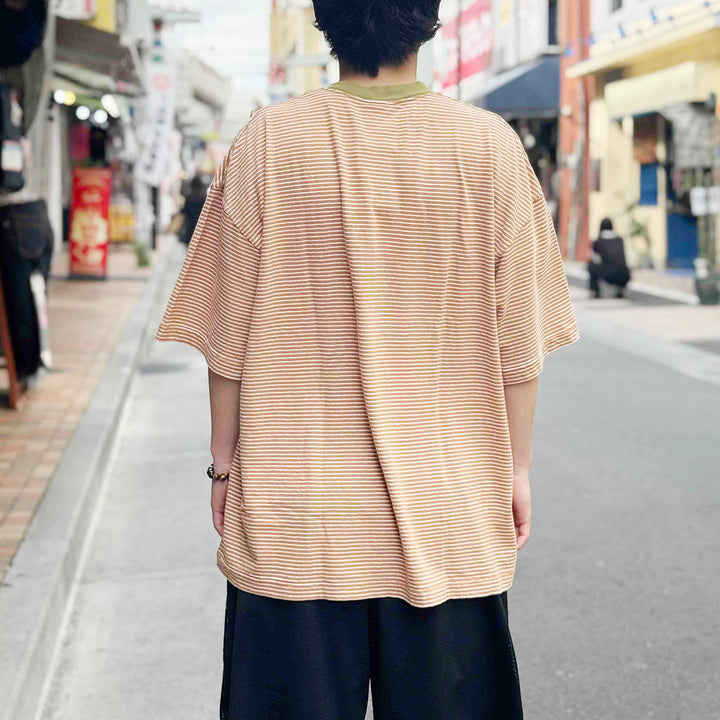 Unison Special - GIANT MULTI BORDER S/S T-SHIRT - US011-017