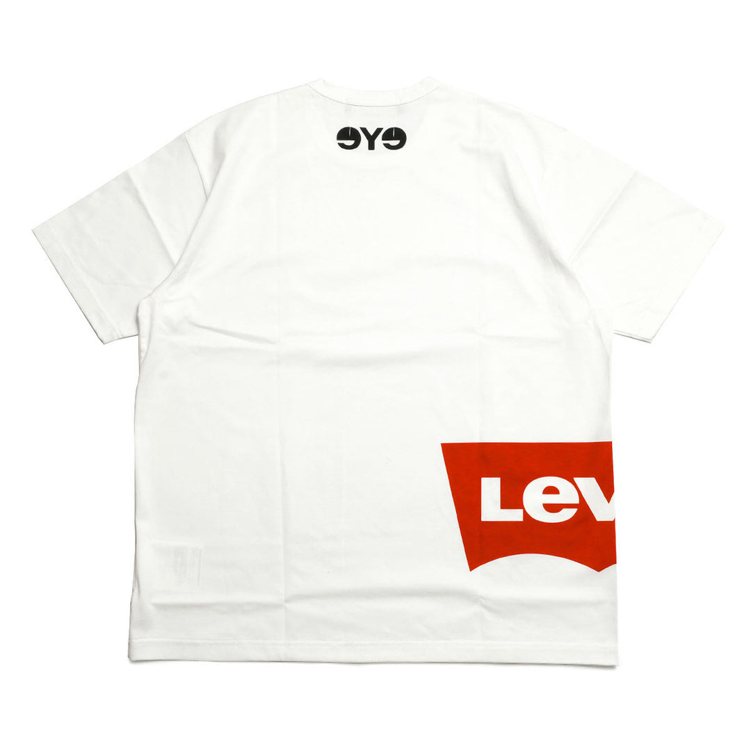 eYe JUNYA WATANABE MAN - 綿度詰天竺 製品プリントTシャツ - Levi’s Wネーム - WQ-T910-100