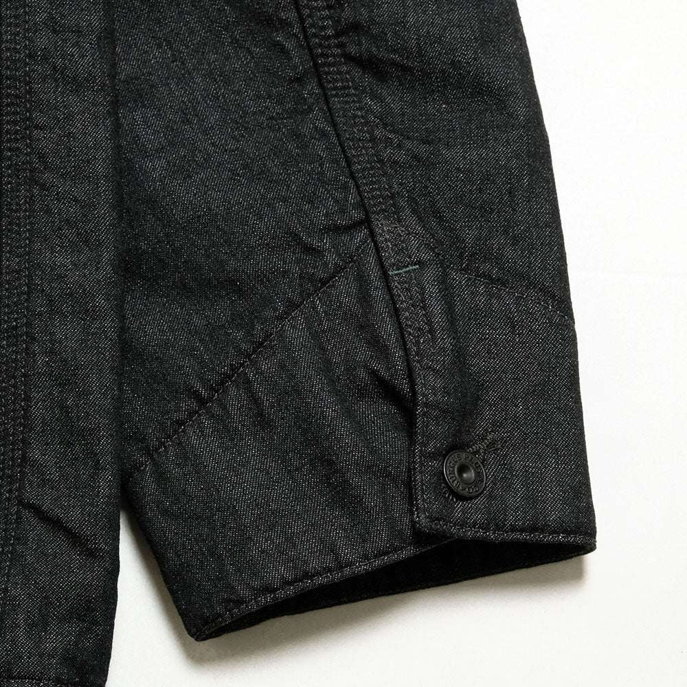 BURGUS PLUS - Blanket Lining 11oz Black Denim Coverall - BP25903