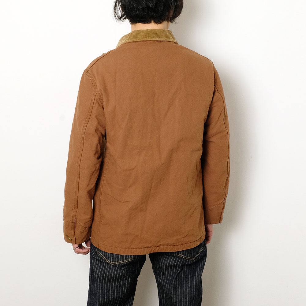 BURGUS PLUS - Blanket Lining Heavy Brown Oxford Coverall - BP25903