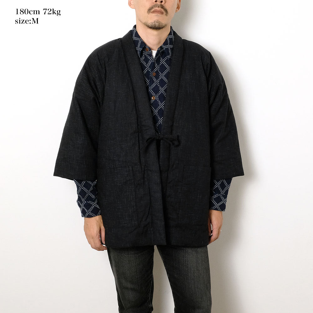 BURGUS PLUS - ZANTER x BURGUS PLUS - Tsumugi Down HAN-TEN - Black Solid - BP25908ZNT-BK