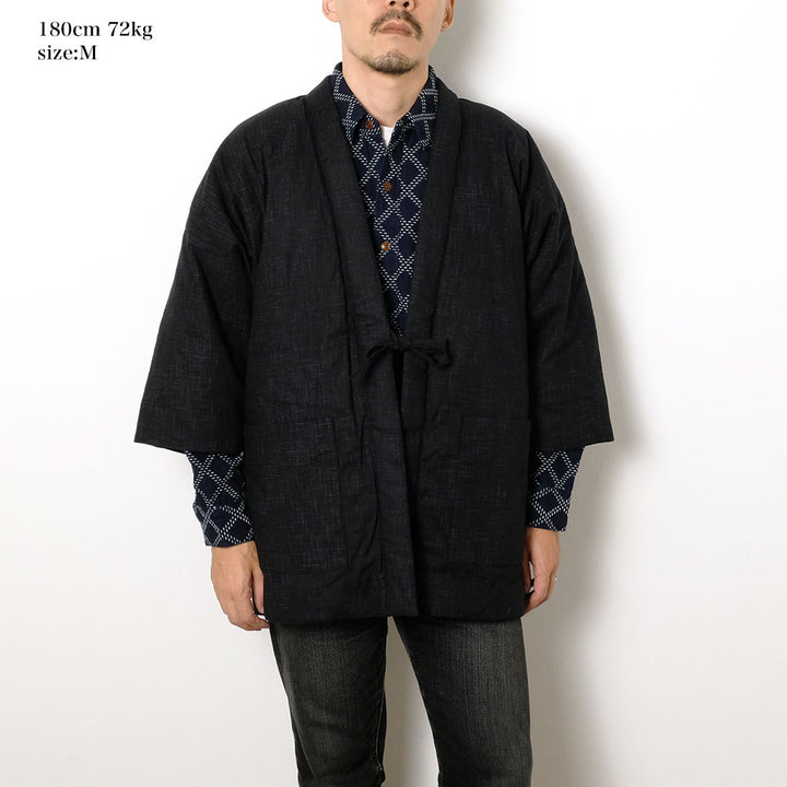 BURGUS PLUS - ZANTER x BURGUS PLUS - Tsumugi Down HAN-TEN - Black Solid - BP25908ZNT-BK