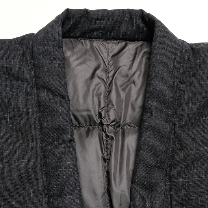 BURGUS PLUS - ZANTER x BURGUS PLUS - Tsumugi Down HAN-TEN - Black Solid - BP25908ZNT-BK