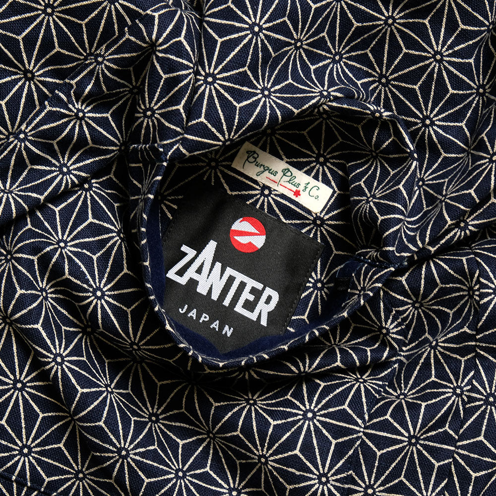 BURGUS PLUS - ZANTER x BURGUS PLUS - Tsumugi Down HAN-TEN - ASA-NO-HA - BP25908ZNT-NV