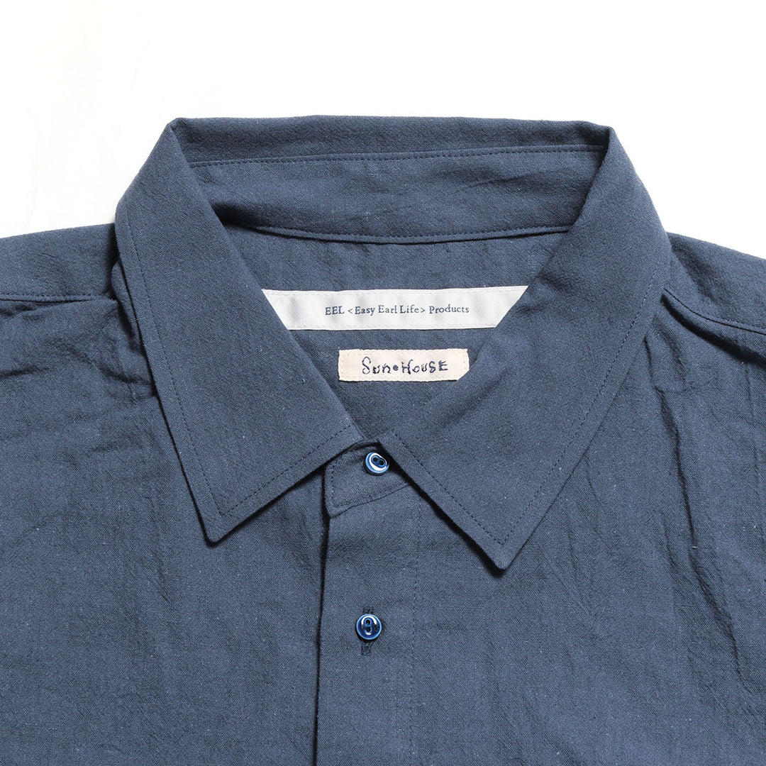 EEL Products - SUN HOUSE EXCLUSIVE - 陶器釦のシャツ - E-26411