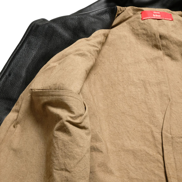 FRANK LEDER - Organic Dyed Buffalo Leather Jacket - FL-0522007