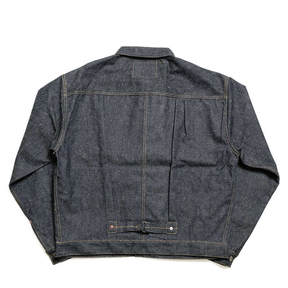 GOLD - RECYCLED WASTE SUVIN COTTON YARN 11.5oz. DENIM BLOUSE WWⅡ MODEL - GL15860N