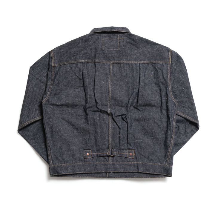 GOLD - RECYCLED WASTE SUVIN COTTON YARN 14oz. DENIM BLOUSE WWⅡ MODEL - GL16001N