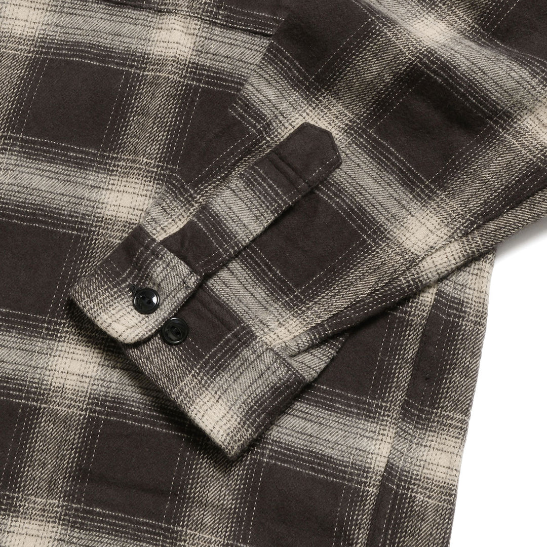 GOLD - SOFT NEL PLAID REGULAR COLLAR SHIRT - GL29755