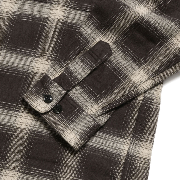 GOLD - SOFT NEL PLAID REGULAR COLLAR SHIRT - GL29755