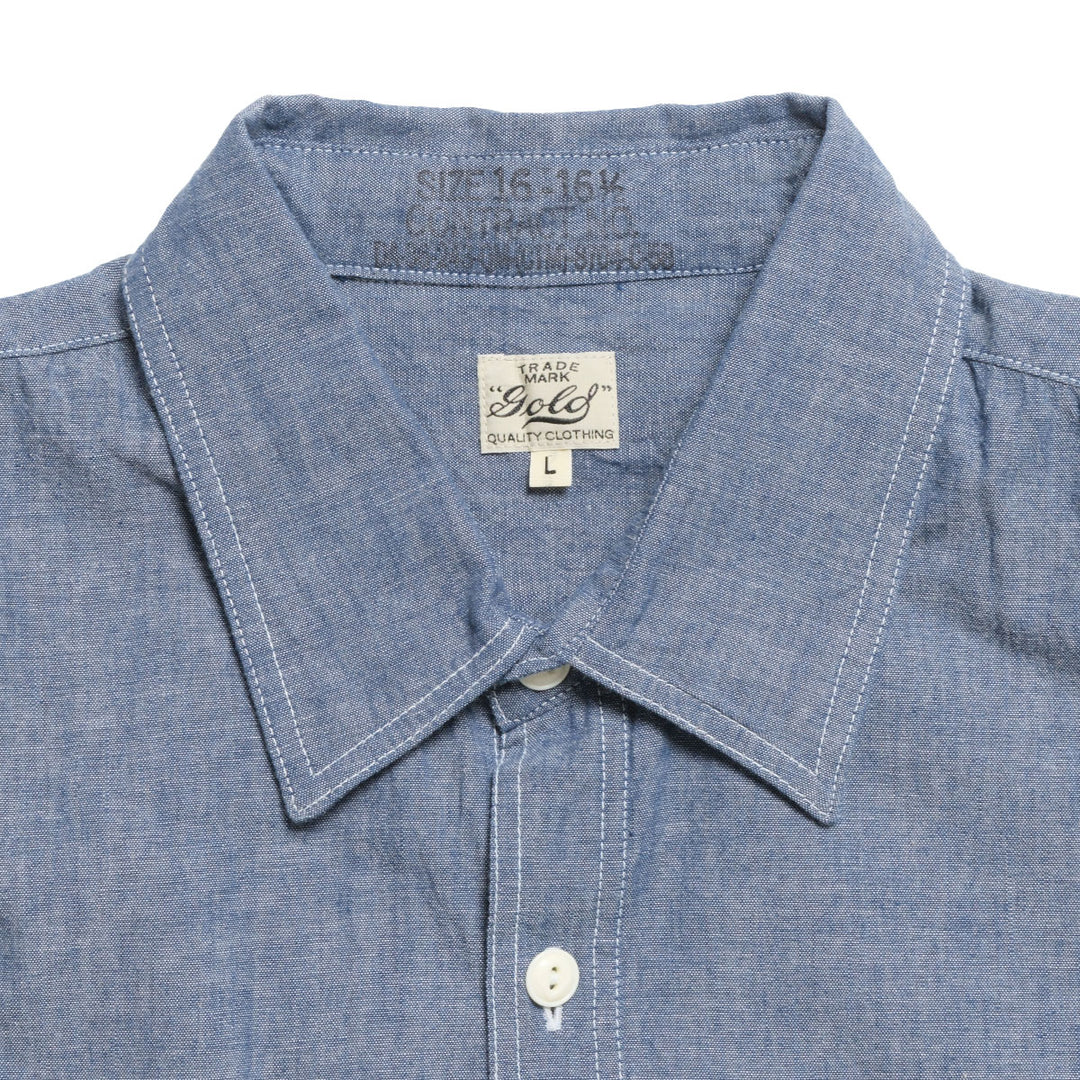 GOLD - CHAMBRAY WORK SHIRT - GL29756