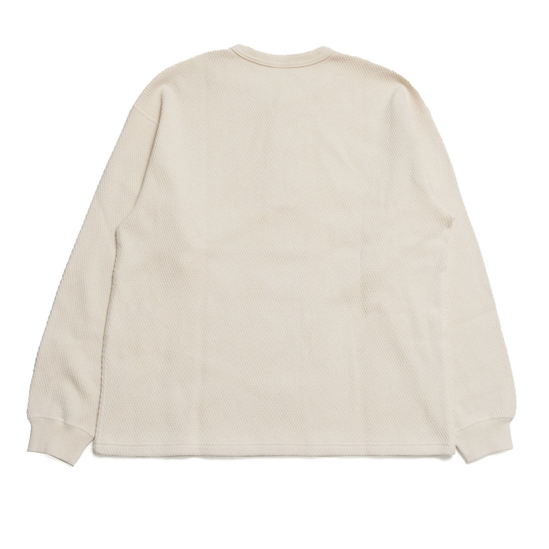 GOLD - HEAVY THERMAL HENLEY NECK SHIRT - GL69772