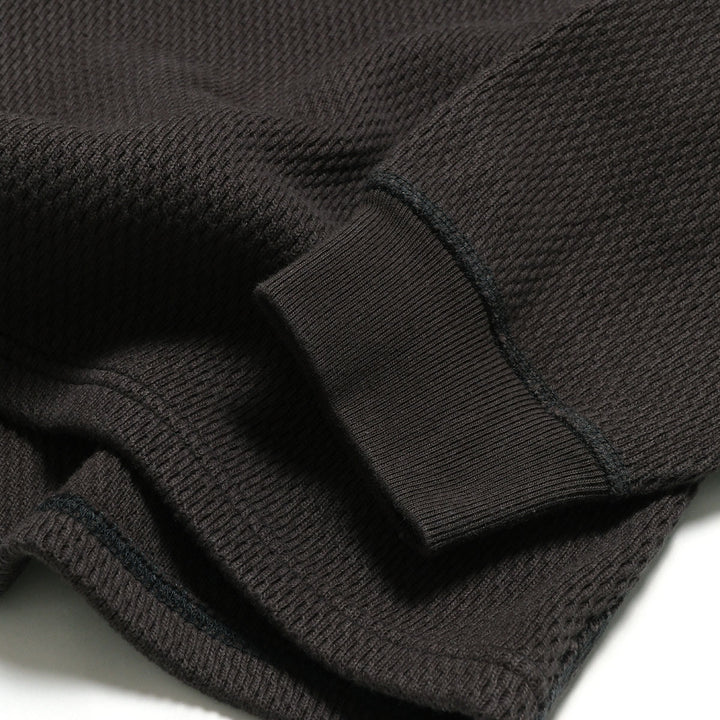 GOLD - HEAVY THERMAL HENLEY NECK SHIRT - GL69772