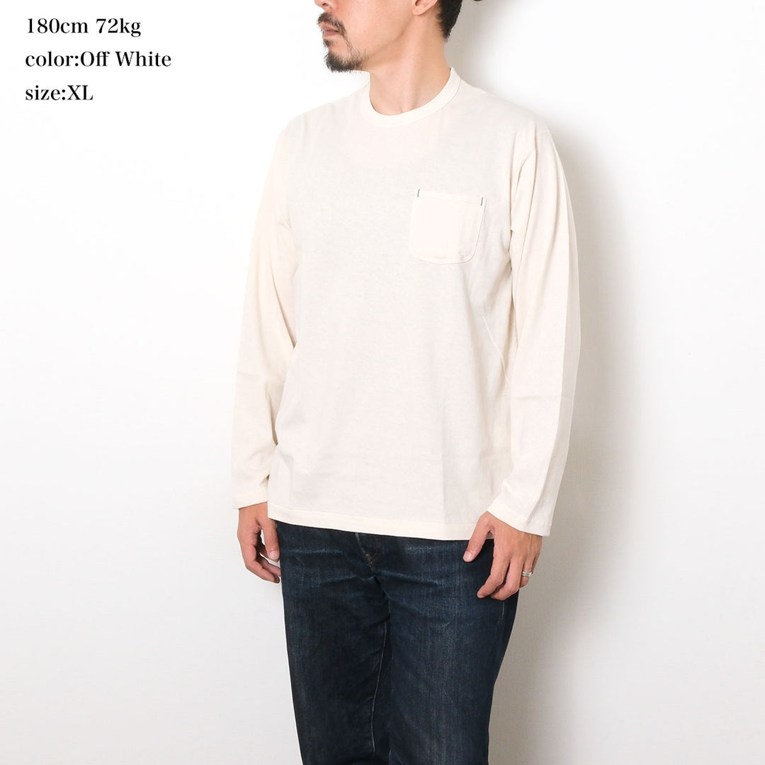 BURGUS PLUS - L/S Pocket T-Shirt - HBP-021B