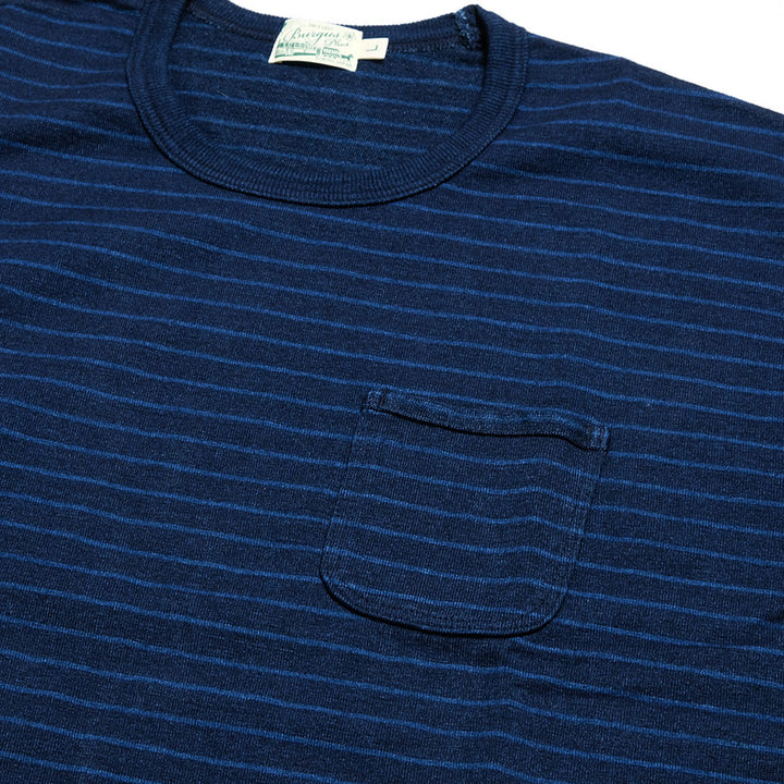 BURGUS PLUS - Indigo Pocket T-Shirt - HBP-029