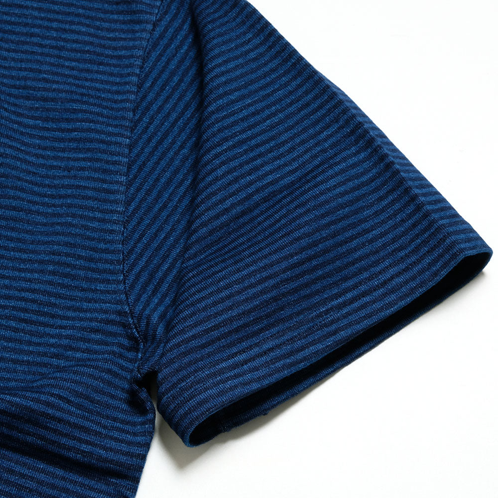 BURGUS PLUS - Indigo Pocket T-Shirt - HBP-029